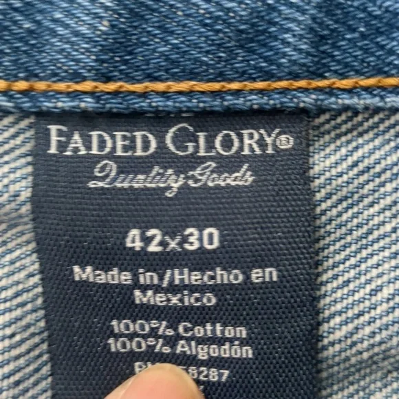 Faded glory men's jeans 42x30 - Picture 2 of 4